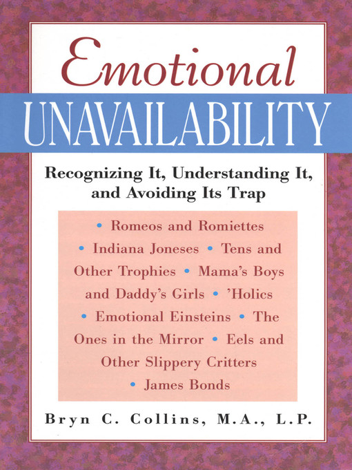 Cover image for Emotional Unavailability